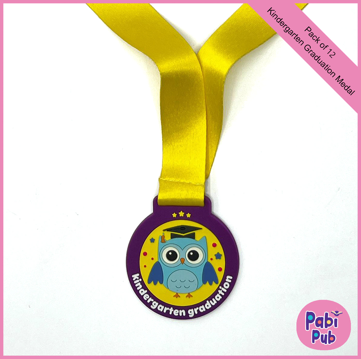 12-Pack Kindergarten Graduation Medals