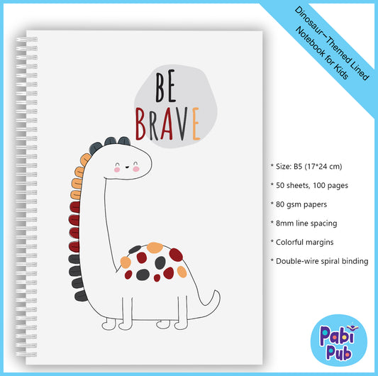 "Be Brave" Lined Notebook for Kids